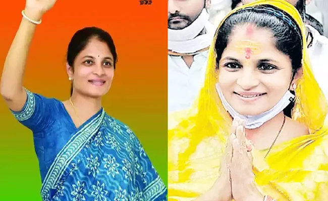 Srikala Reddy From Kodad Elected As A Jaunpur  ZP Chairperson In UP - Sakshi