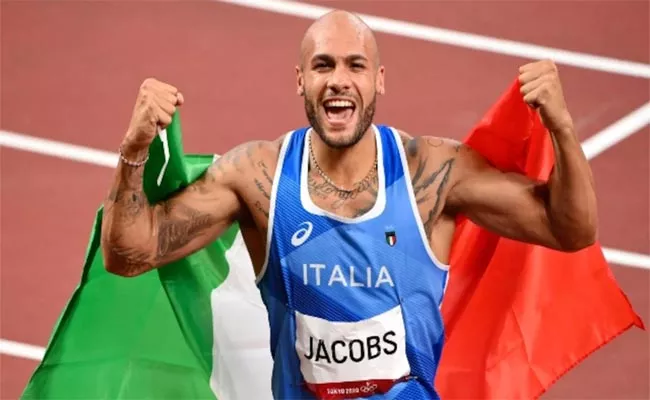 Olympics: Lamont Marcell Jacobs Becomes New 100m King With Glory For Italy - Sakshi