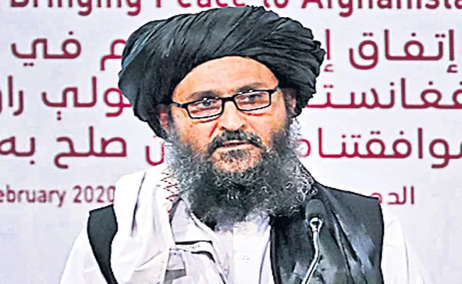 Taliban co-founder Mullah Baradar in Kabul for government talks - Sakshi