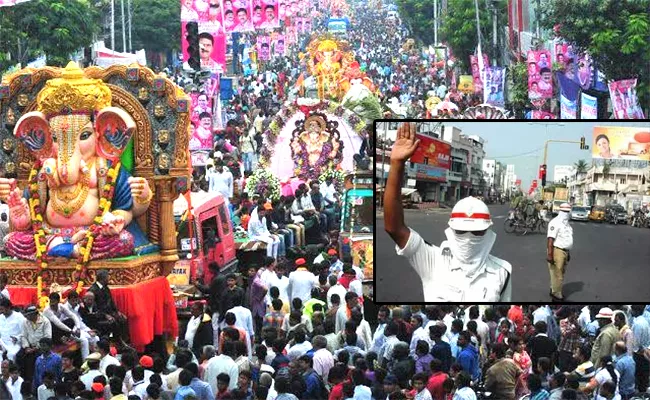 Ganesh Idol Immersion: Traffic Restrictions In Hyderabad - Sakshi