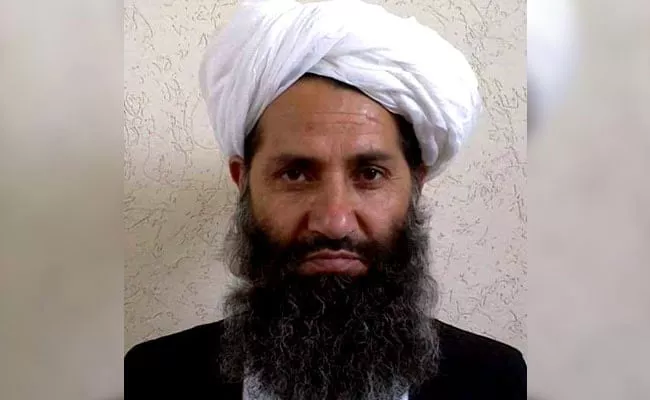 Taliban Chief Haibatullah Akhundzada Makes Public Appearance Amid Death Rumours - Sakshi