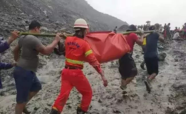 Myanmar jad Mine Landslide: One Dead at least 70 missing  - Sakshi