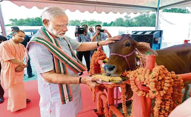 Cow is mother, and is sacred says PM Narendra Modi - Sakshi