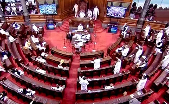 Rajya Sabha Time 52 Percant Lost To Disruptions In 1st Week Of Winter Session - Sakshi