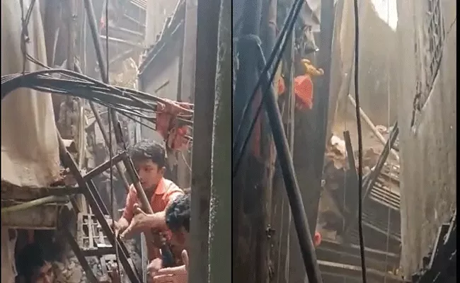 5 Storey Building Collapses In Mumbai - Sakshi