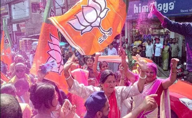 BJP Wins Assam Municipal Elections - Sakshi