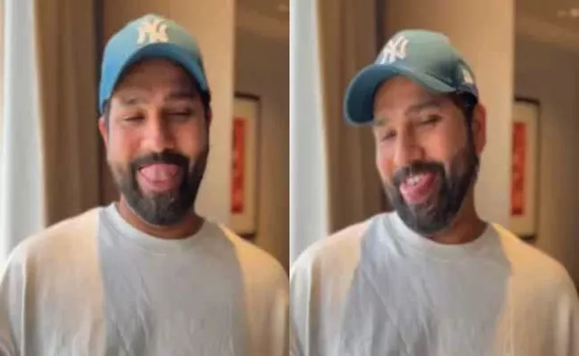 IPL 2022: Rohit Sharma Wishes To Fans on Holi Funny Video Goes Viral - Sakshi