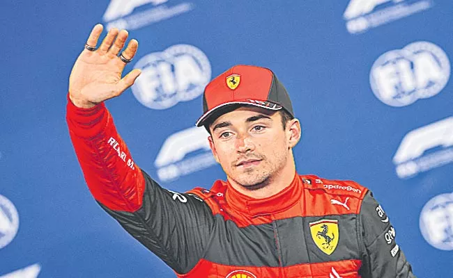 Leclerc Takes Stunning Bahrain Pole For Ferrari Ahead Of Verstappen - Sakshi
