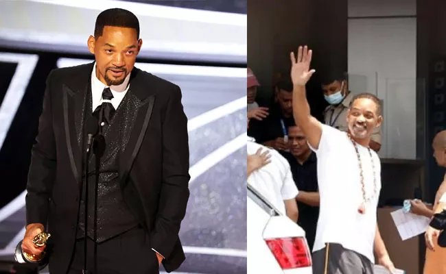Will Smith In India And Spotted At Mumbai Airport After Slap Controversy - Sakshi