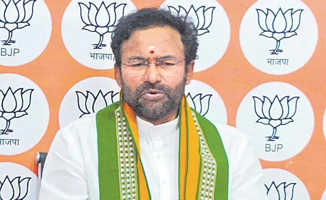 Union Minister Kishan Reddy Challenge To Cm Kcr Paddy Issue - Sakshi