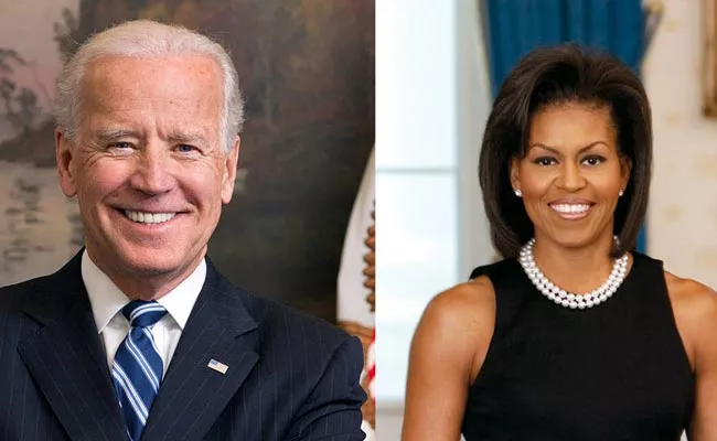 Joe Biden Refers To Michelle Obama As American Vice President - Sakshi