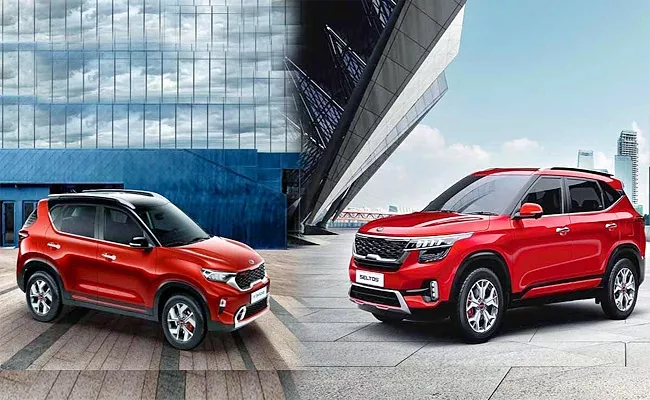 Kia Launched Its  Refreshed Versions Of Seltos And Sonet Models - Sakshi