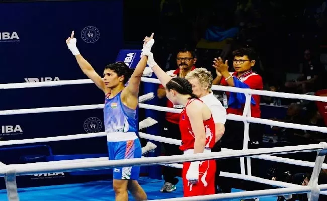 Nikhat Zareen Enters World Boxing Championship Final - Sakshi