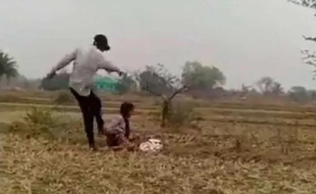 Boy Kicking Tribal Girl At Jharkhand - Sakshi