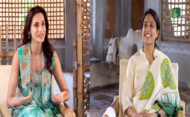 Shilpa Reddy Interview With YS Bharathi About Goshala At Tadepalli - Sakshi