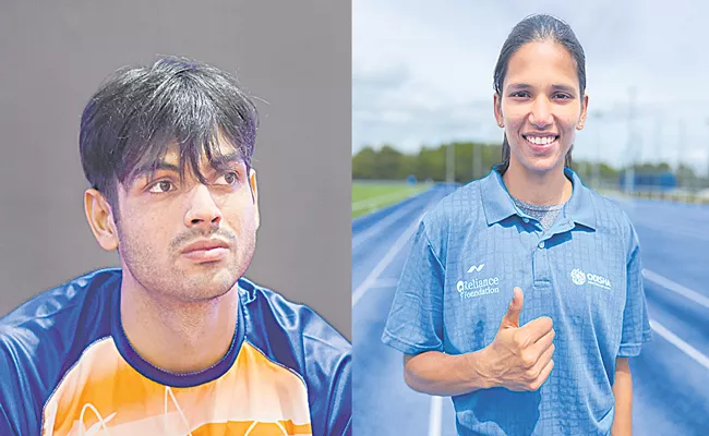 Jyothi Yarraji and Neeraj Chopra selected for Commonwealth Games 2022 - Sakshi