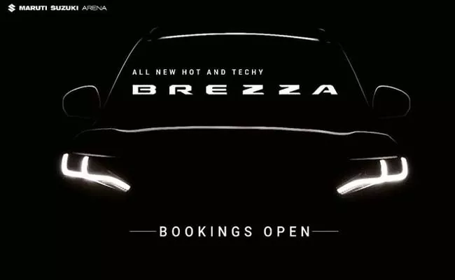 2022 Maruti Suzuki Brezza teased first ever model - Sakshi