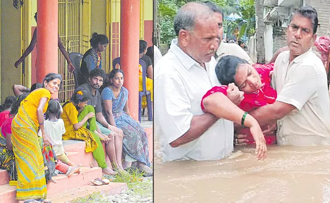 Godavari Floods 97,205 people evacuated 626 villages safe areas - Sakshi