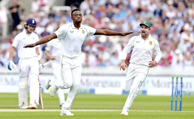 Rabada Five Wicket Haul South Africa Lead By-124 Runs Vs ENG 1st Test - Sakshi