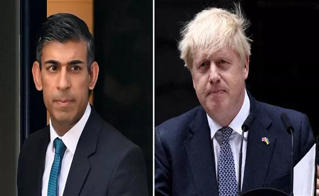 UK political crisis: Rishi Sunak and Boris Johnson hold talks as ex-chancellor leads PM race - Sakshi