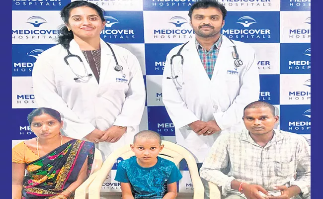 8 Year old boy Named Varun Suffered 3 cardiac arrests, save life - Sakshi
