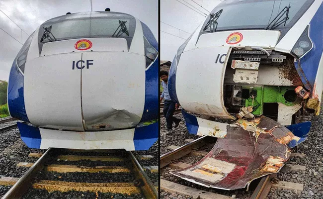 After Cattle Hit Incidents Involving Vande Bharat Train, RPF Key Decision - Sakshi