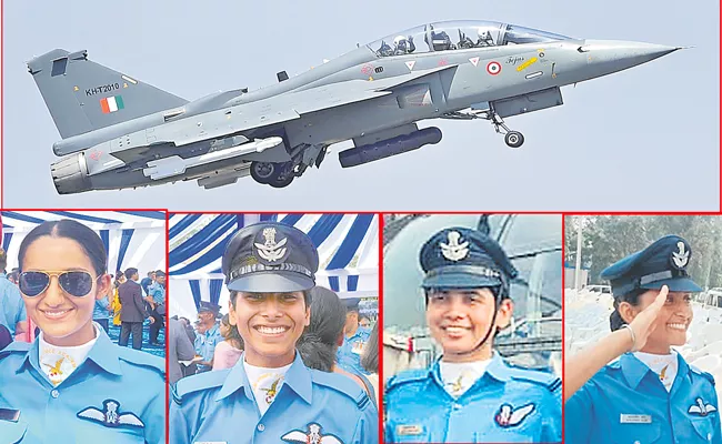 IAF Combined Graduation Parade: Indian Air Force gets two more women fighter pilots - Sakshi