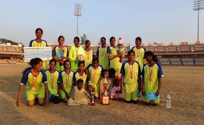 The Matra Shakti Football Tournament Conducted in Jharkhand - Sakshi