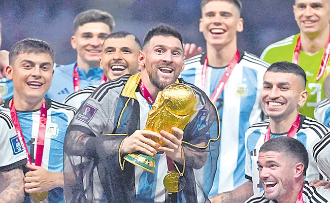 World Cup winners Argentina move up to second place in FIFA rankings - Sakshi