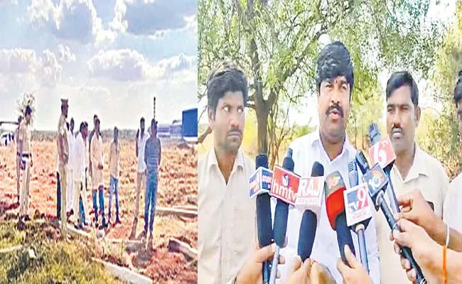 Man Accusing HYD Mayor Vijayalakshmi Illegally Grabbing His Land - Sakshi