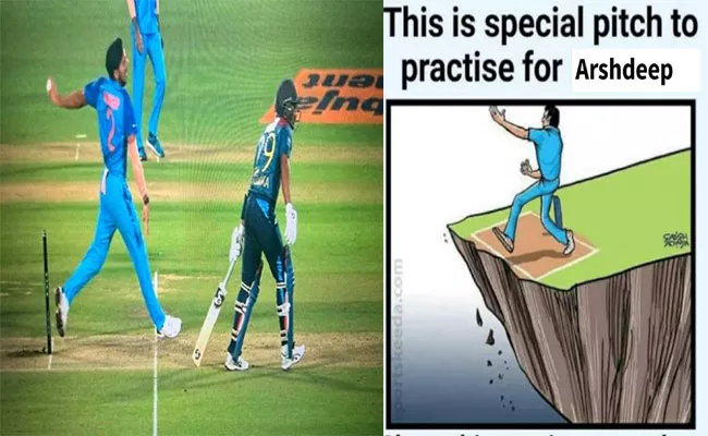 Viral On Tweet On Arshdeep Singh No Ball Row Vs SL In 2nd T20 - Sakshi