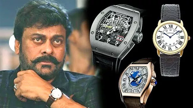 Megastar Chiranjeevi Watches Cost Goes Viral in Social Media - Sakshi