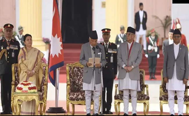 Ram Chandra Paudel Monday Sworn As Nepal President - Sakshi