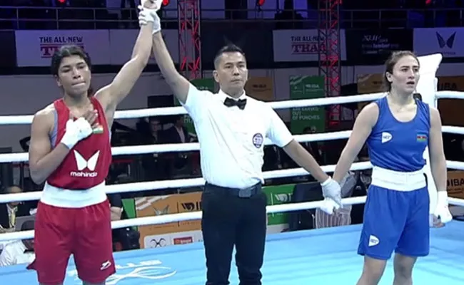 Nikhat Zareen-Sakshi Enters 2nd-Round Women Boxing World Championships