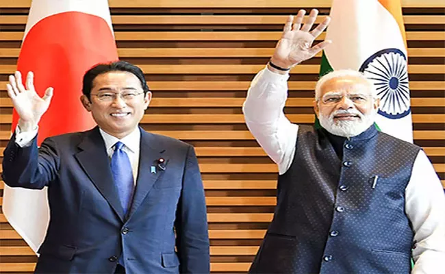 Bilateral Talks: PM Narendra Modi holds talks with Japanese counterpart Fumio Kishida - Sakshi