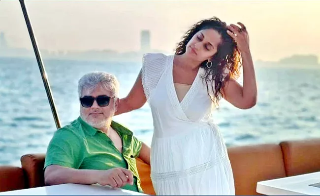 Shalini shares vacation pictures with Ajith Kumar - Sakshi
