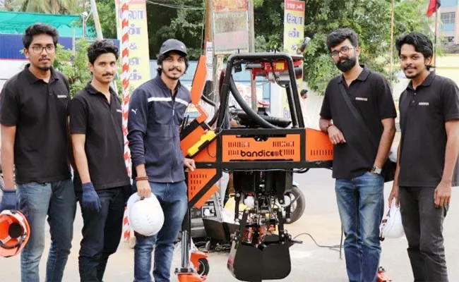 Gen Robotics Startup Utilising Ai And Robotics To Help Sanitation Workers - Sakshi