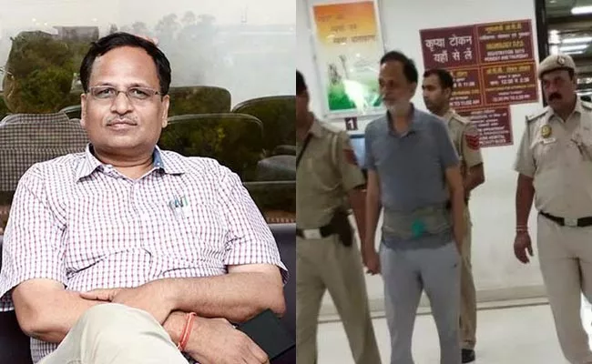AAP Satyendra Jain Admitted In Deen Dayal Upadhyay Hospital - Sakshi