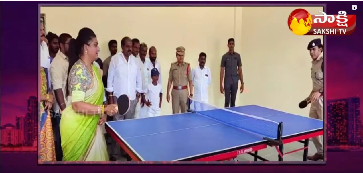 Minister RK Roja Launches Sports Summer Camp In Nagari