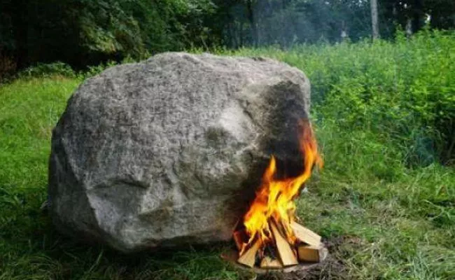 Stone Set In Fire It Starts Emitting Internet And WiFi Signals - Sakshi