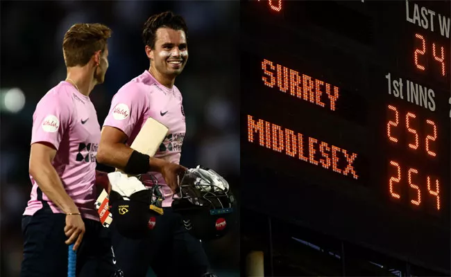 Middlesex Chase 253 Runs Target 2nd-Highest Chase All-Of-T20 History - Sakshi