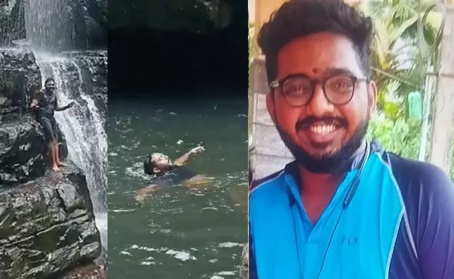 Suman Died While Swimming In Talakona Waterfall - Sakshi