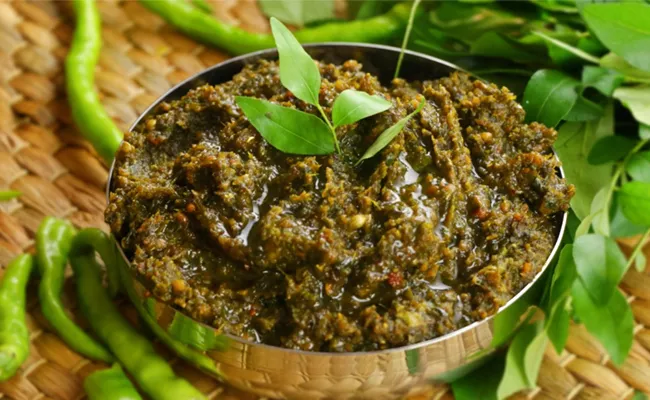 How To Make Curry Leaves Pickle Recipe In Telugu - Sakshi