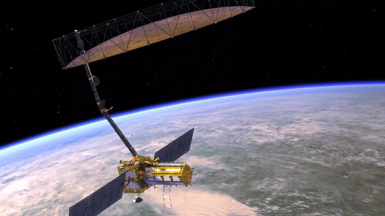 NASA Hands Over NISAR Satellite To ISRO  - Sakshi