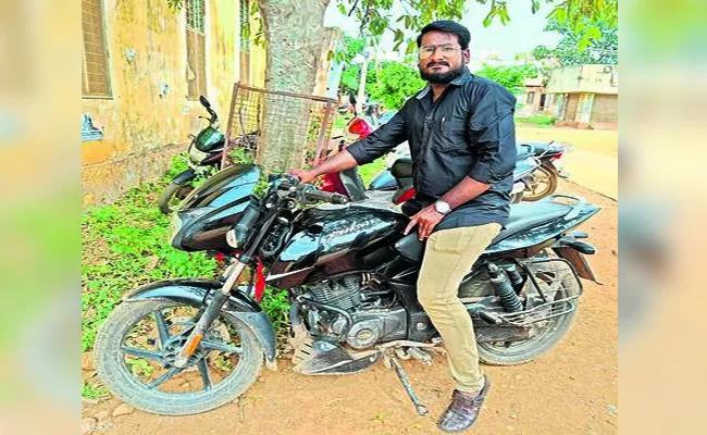 After Thress days Of Missing Bike In Palasa Found AT Agra  - Sakshi