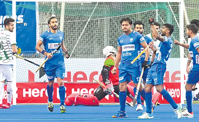 Today is the last hockey league match between India and Pakistan - Sakshi