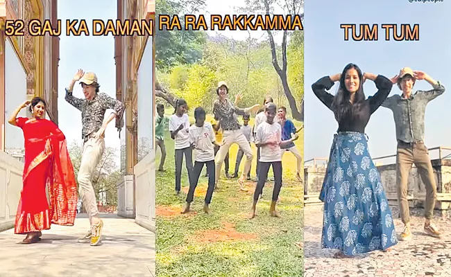 Belgian Influencer Dance To Indian Songs Goes Viral On Social Media - Sakshi