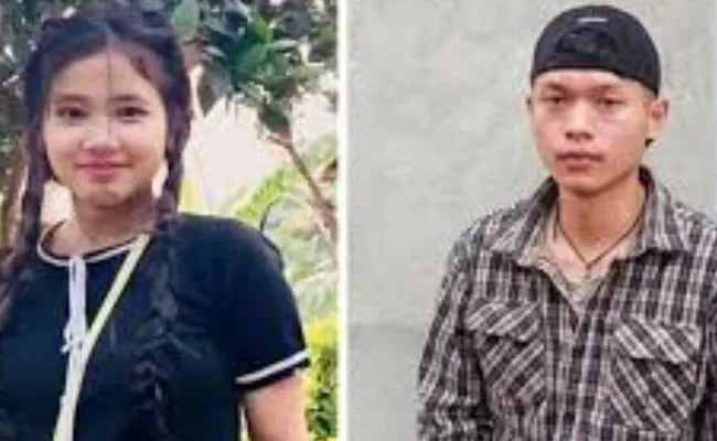 In Manipur Horror Pics Show 2 Students Killed 2 Armed Men Behind Them - Sakshi