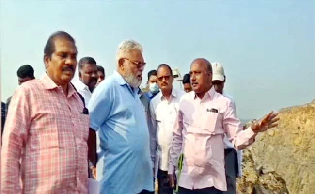 Minister Ambati Rambabu Inspected Work Of Polavaram Project - Sakshi