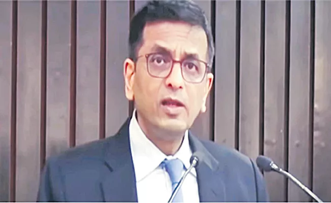 No high court can deny access to virtual hearings, says CJI DY Chandrachud - Sakshi